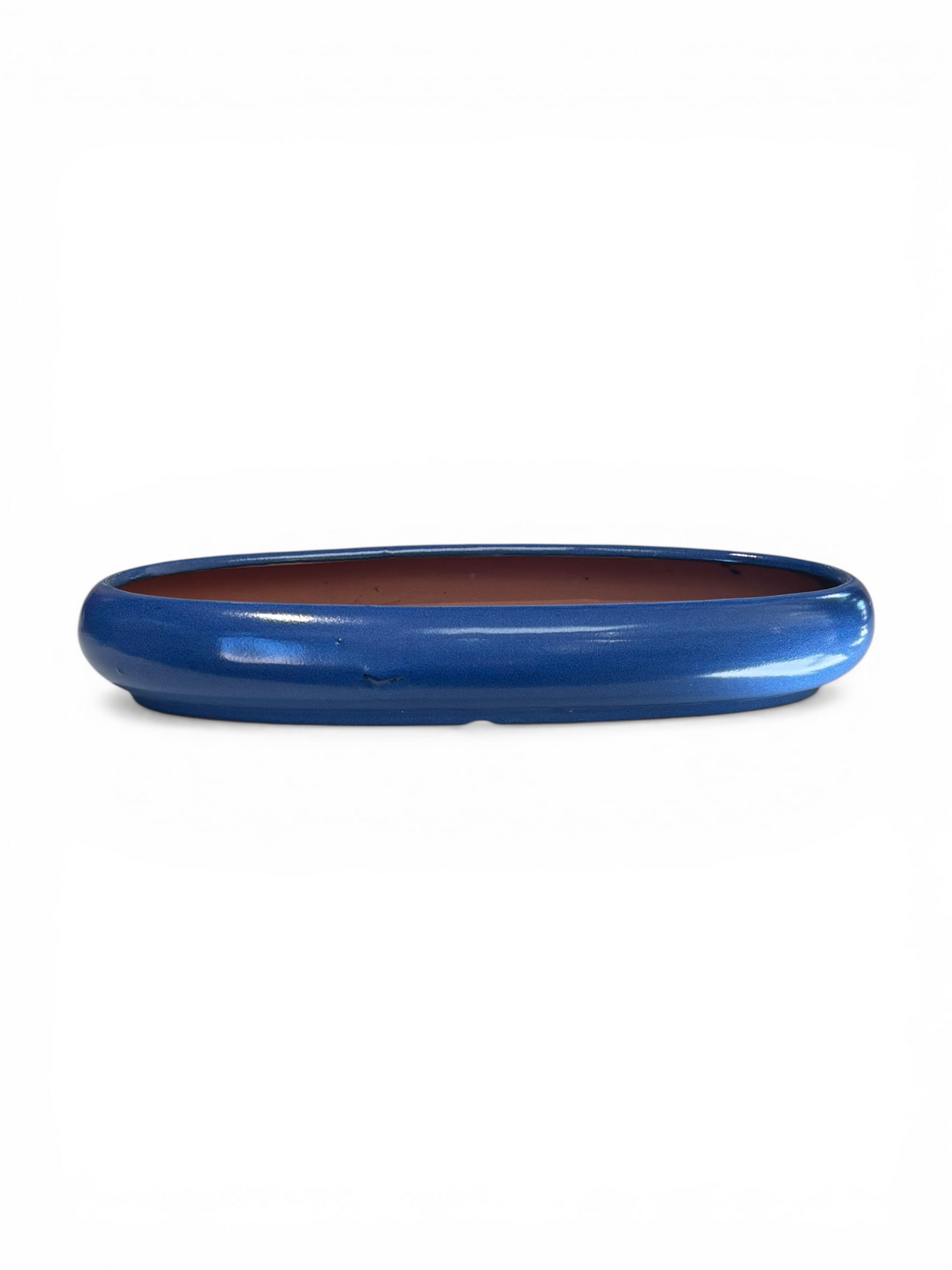 Pot bonsaï ovale - bleu (36*16*h5cm)