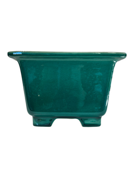 Pot bonsaï carré - vert (22*22*h14cm)